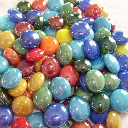 Home Decorative Flat Back Porcelain Beads for Vase filler