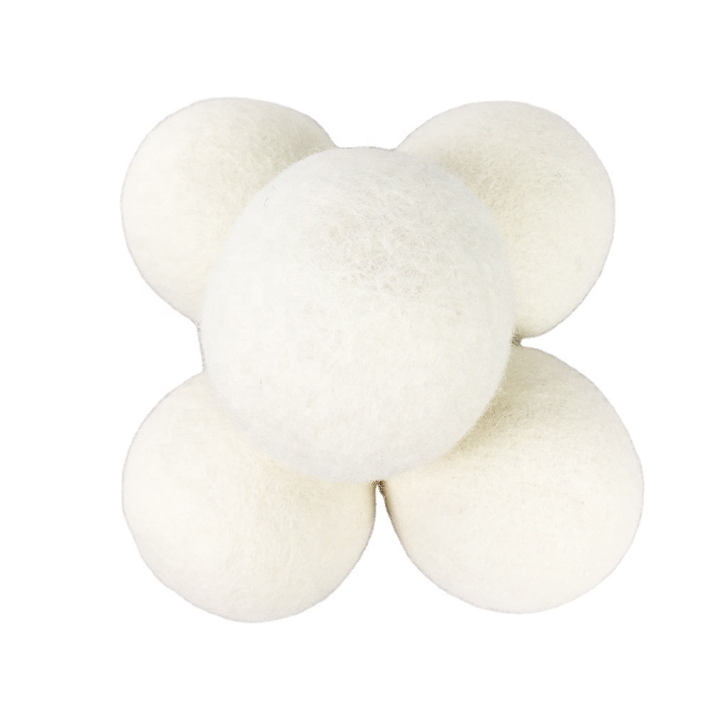 Wholesale Laundry Products Trending Handmade Xl 6 Pack Laundry Set Wool Washer Dryer Balls Wool