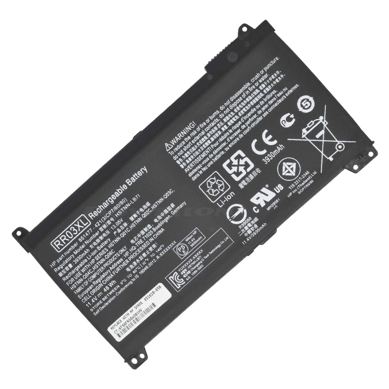 Аккумулятор для ноутбука RR03XL для струйного принтера HP ProBook 430 440 450 455 470 G4 серии 851477-421 851610-850 HSTNN-LB7I HSTNN-PB6W HSTNN-UB7C