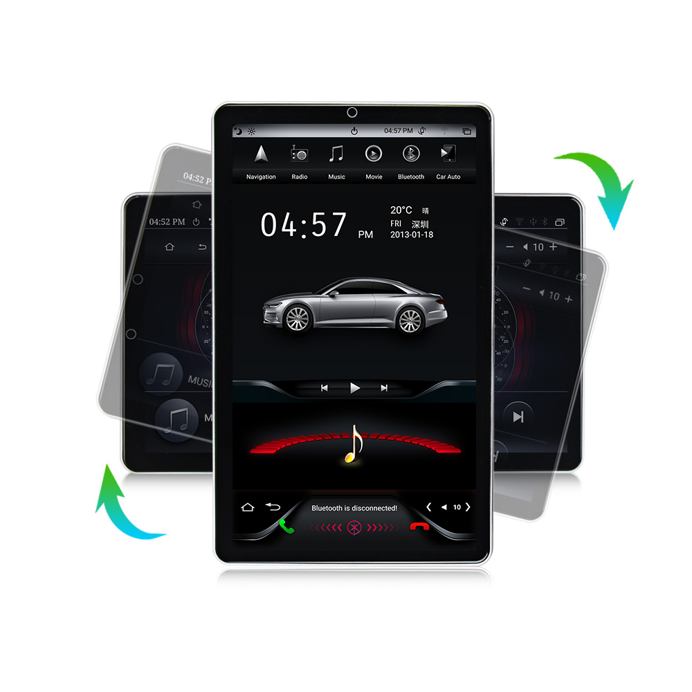Автомобильный DVD-плеер MEKEDE, универсальная Автомагнитола на Android 10, 6 ядер, 4 + 64 ГБ, 12 дюймов, универсальная модель PX6, Типоразмер 1DIN