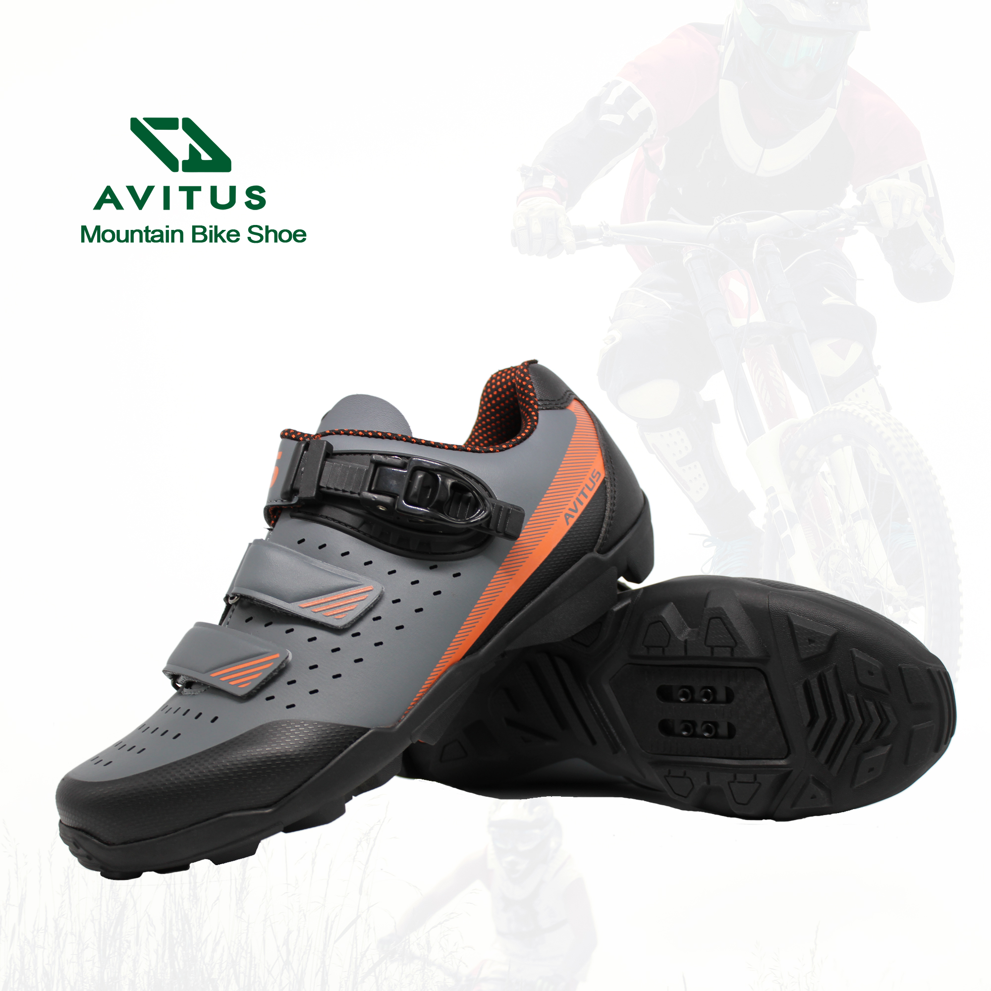 Avitus если у вас широкая ступня, для велоспорта MTB обувь с пряжкой совместим с shimano Бутсы для пробного