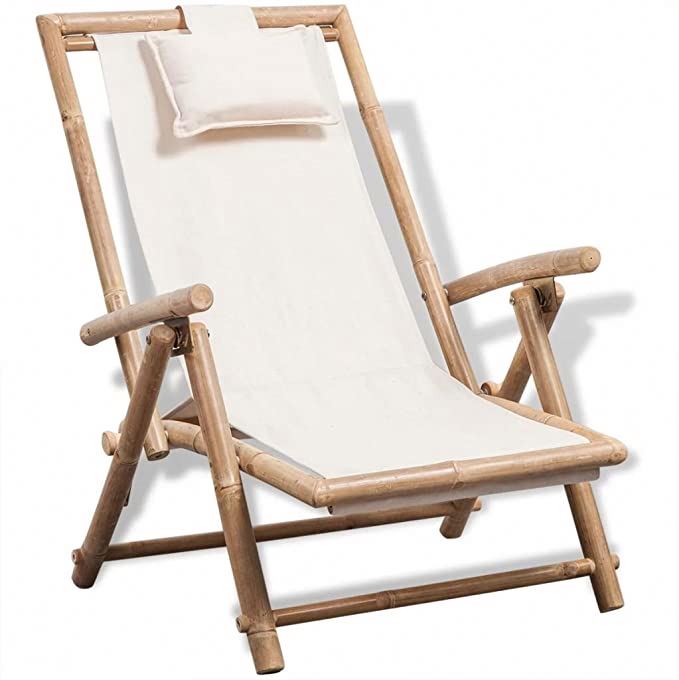 Custom Design Low Price Silla De Playa Simple Style Seat Leisure Foldable Lightweight Natural Bamboo Beach Chairs//