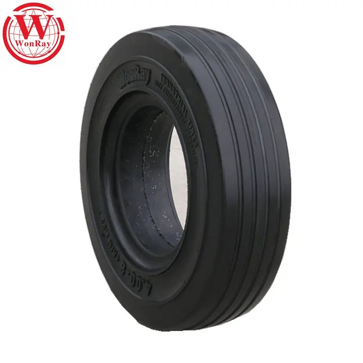 4.00-8 solid tire with rim 3.75 special tires for airport luggage trailers