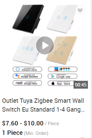 Glomarket Waterproof Tuya App Control WiFi Smart Door Lock Fingerprint Password Unlock Door Handle Digital Keyless Lock