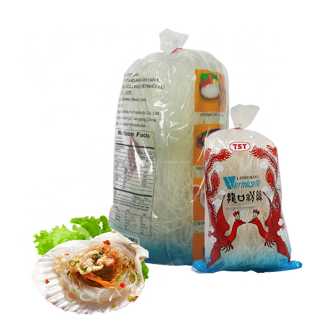 Tasty Shandong Gluten Free Dry Pea Longkou Vermicelli Noodle Bean Vermicelli