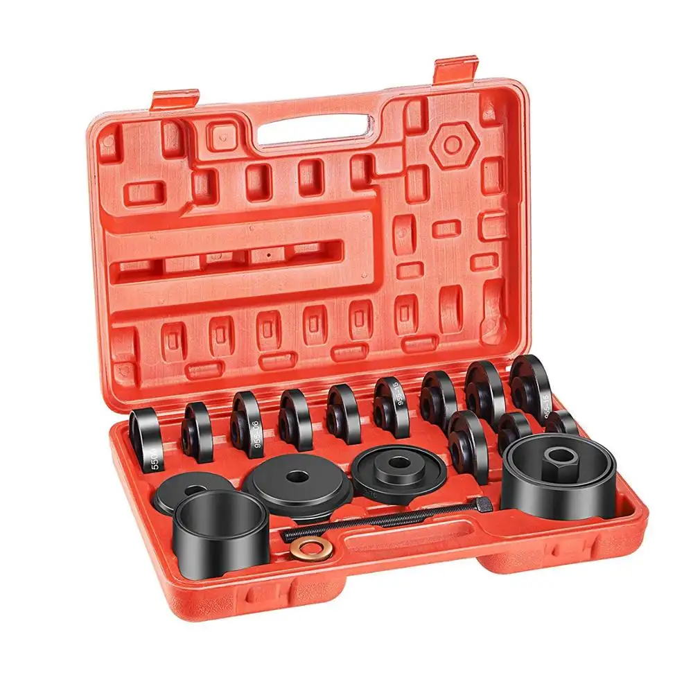 23 Pcs FWD Front Wheel Drive Bearing Adapters Puller Press Replacement Installer Removal Tool Kit