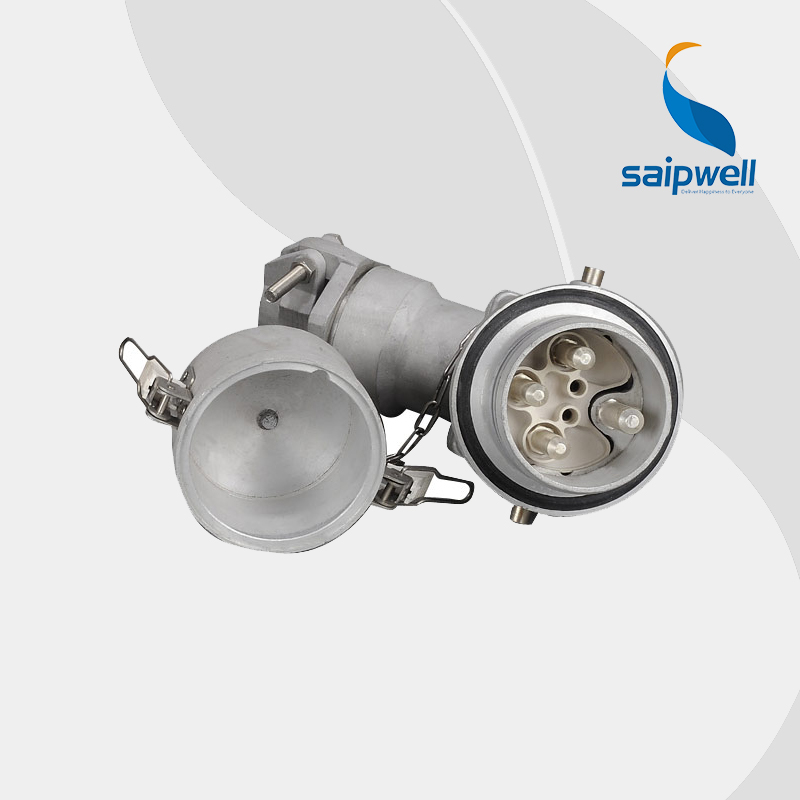 SAIPWELL Large Amp Industrial Plug SP-4021 4P 250A 400V Male Connector IP67