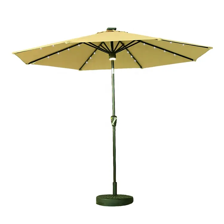 Patio Umbrella New Type Hot Sale Steel Heavy Duty Commercial Furniture Heavy Duty Patio Umbrella Light