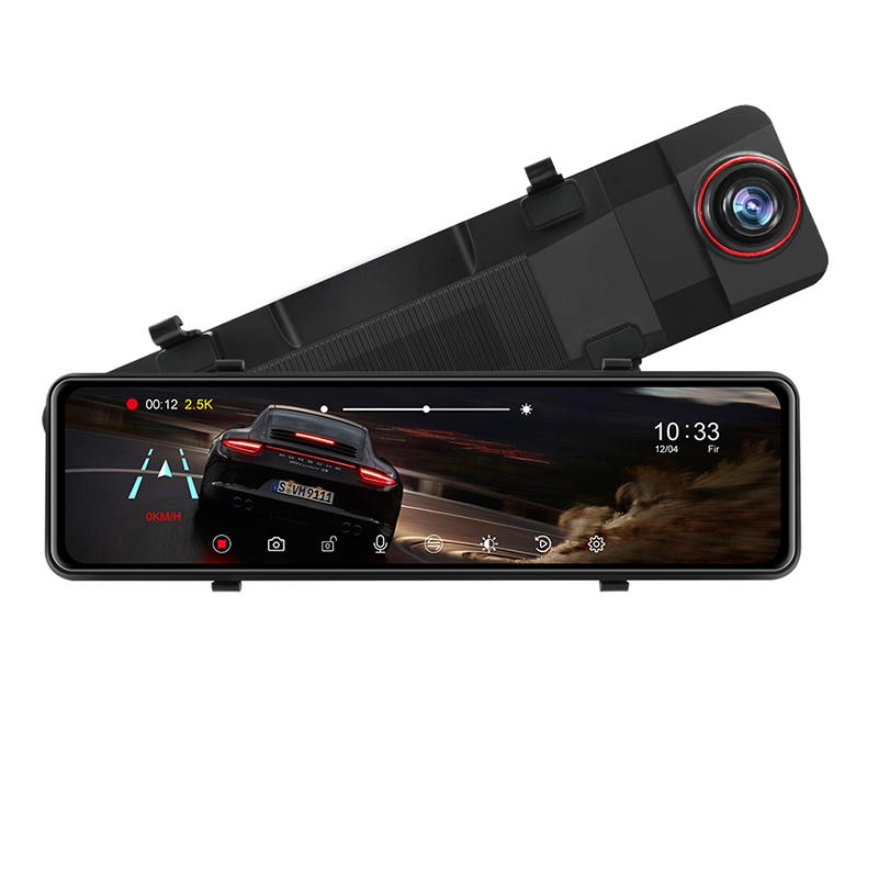 10,88 дюймов Dash Cam 2K спереди и сзади 1080P рекордер камеры автомобильный черный ящик GPS цифровой видеорегистратор DVR