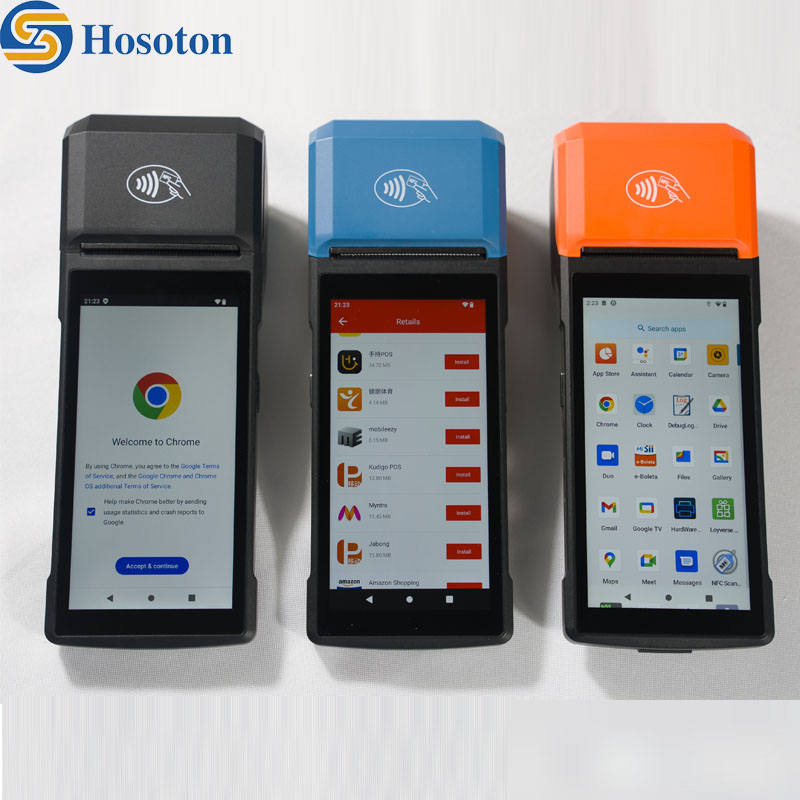 Stocked 3GB+32GB Android 14 Handheld Pos Terminal Mobile Food delivery Pos Machine Punto de Venta cashier machine pos systems
