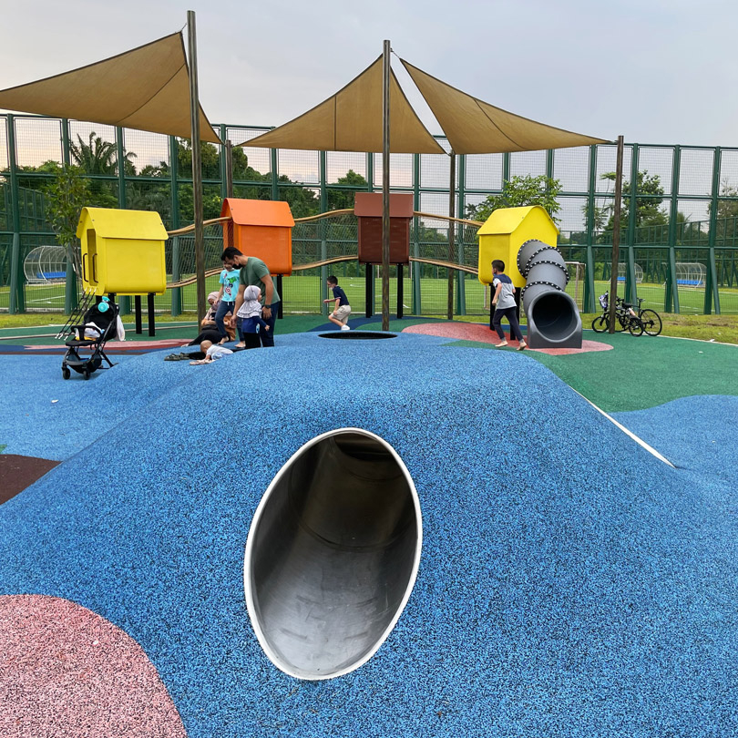Резиновая крошечная поверхность для игровой площадки и школьной игровой площадки Wetpour