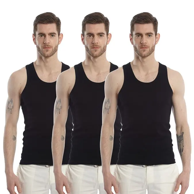 Wholesale Custom Sports Vest Men Yoga Gym Weightlifting Running Singlet Tank Top