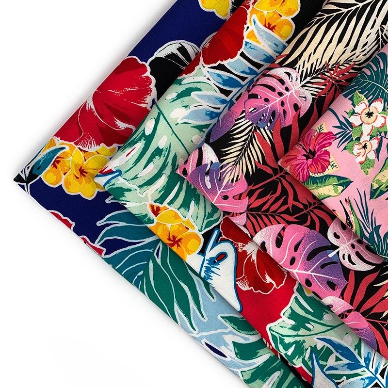 ESSE textile rayon 30*68 challis печатная вискоза 100% вискоза цветочная ткань для платья