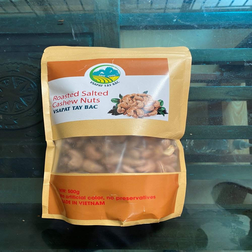 Жареные соленые орехи кешью-VSAPAT Tay Bac 400gr органические сушеные фрукты