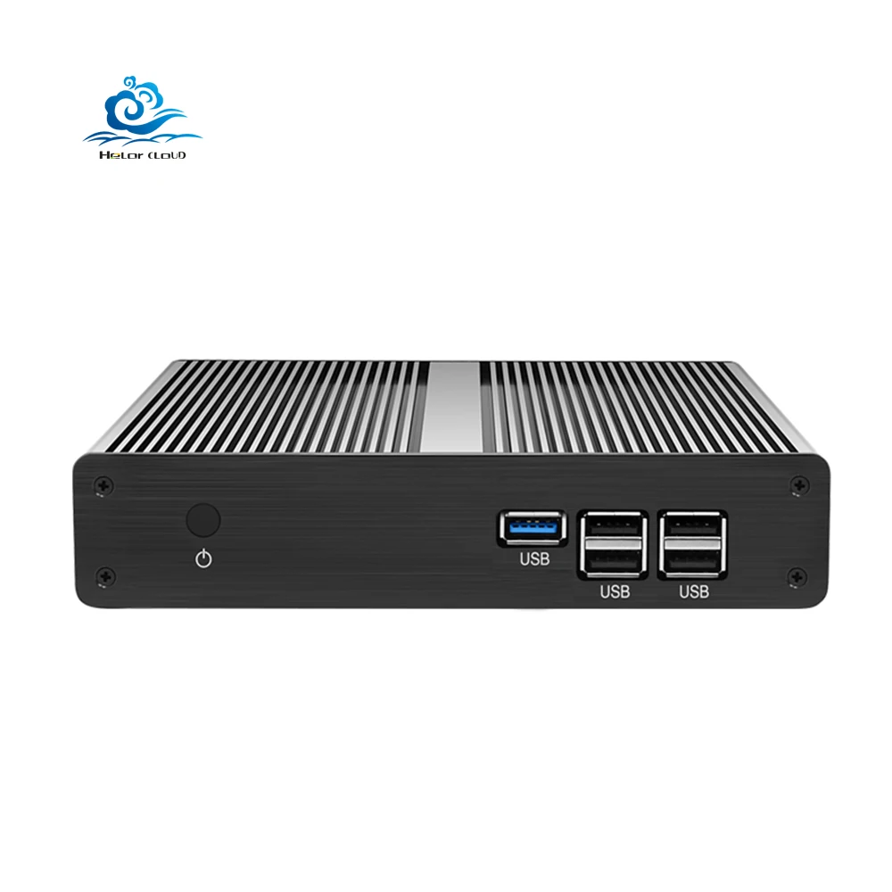 Mini In-tel Ce-leron J1800 Pen-tium N3510 четырехъядерный Hd Vga домашний сервер Win7 безвентиляторный настольный компьютер