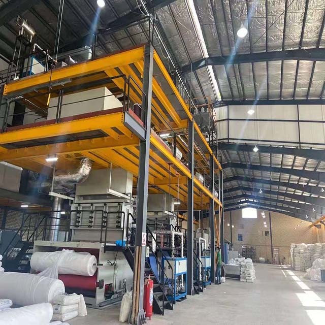 Cheap and Easy Operation 2.4M SMS melt blown nonwoven fabric production line/nonwoven fabric making machine