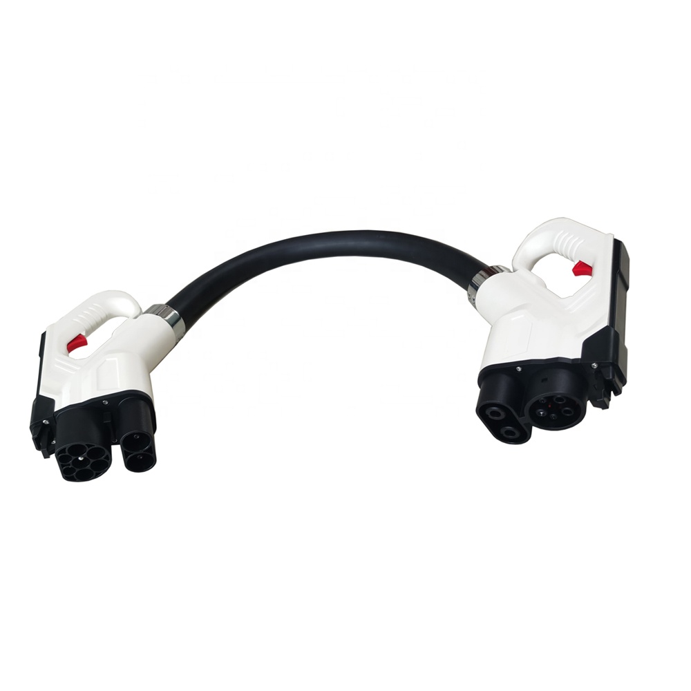Duosida DC Combo 2 to Combo 1 CCS ev адаптер/преобразователь CCS 2 socket to CCS 1 plug