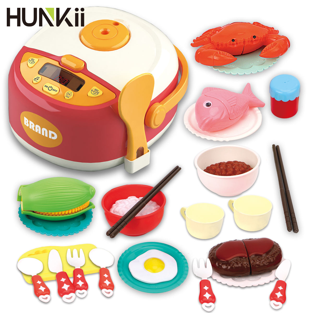 Family Electric Rice Cooker Baby Multi Function Toy Girl Steam Simulation Play House Cooking Kitchen Toy
