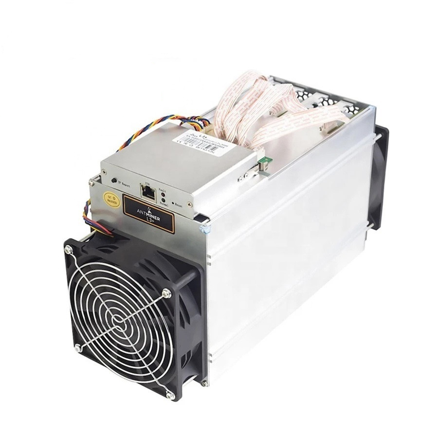 L3++ 504Mh/S 580M 600Mh Scrypt Algorithm Plus Used Mining Asic Hashboard Litecoin Miner Bitmain Antminer L3+ With Power Supply