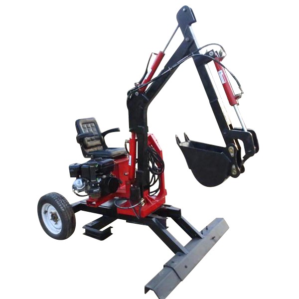 15hp бензиновый двигатель 3 тонны буксируемый экскаватор мини экскаватор