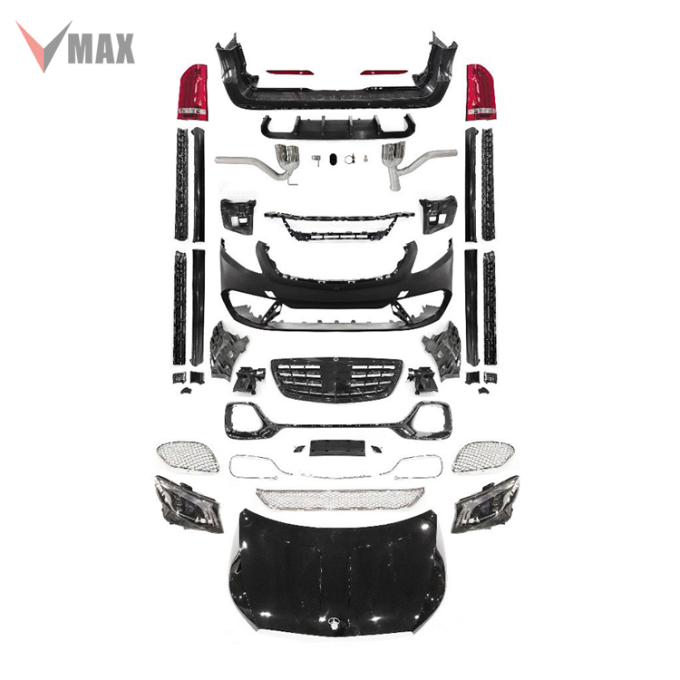 V800 авто боди Полный комплект кузова Комплект PP Upgrad Facelift для V класса V260 V250 V220 V200 Vito бампер
