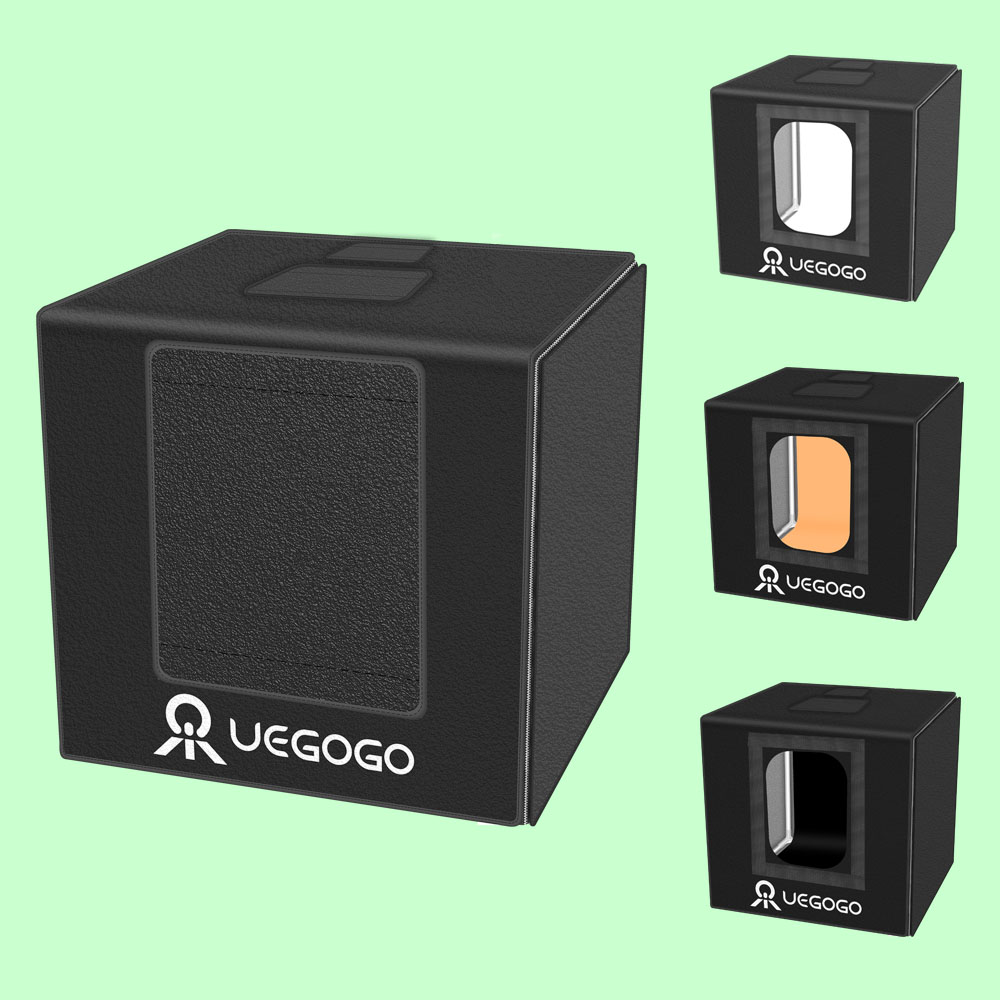 Светодиодный складной софтбокс UEGOGO для фотостудии, осветительный тент с красочным фоном, аксессуары для фотостудии, световой короб 40 см X 40 см X 40 см