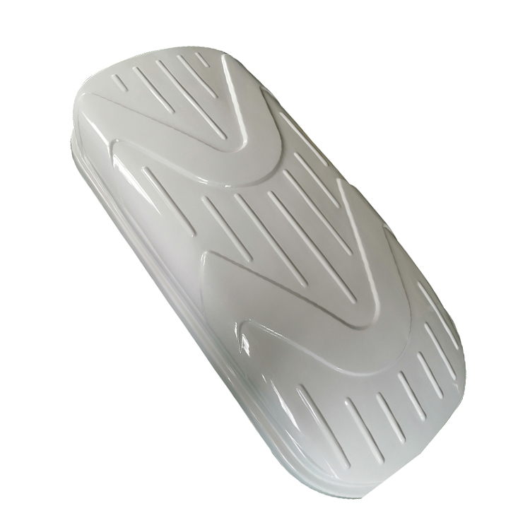 Eco-friendly Extra Large Waterproof Roof Mount White Dual Side Carrier Hard ABS Car Roof-Box