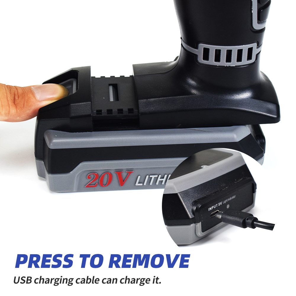 20V беспроводной портативный инфляционный воздушный насос компрессор 150PSI 200W 2000mAh батарея Грузовики Автомобили Мотоциклы Велосипеды лодки
