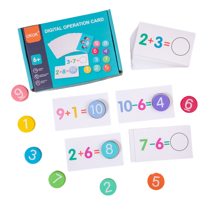 2024 wholesale Children Wooden Number Calculate Game Mathematical Operation Set Montessori Educational Logical Thinking Training
