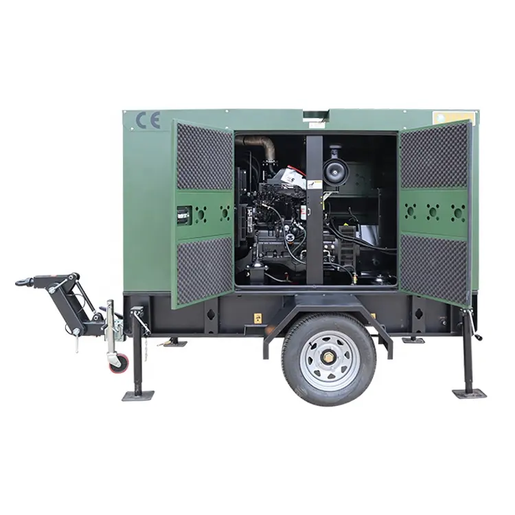 Electrical 100kva 200kva 250kva Silent Diesel Generator Trailer With Cummins Engine 6LTAA8.9-G2 Price