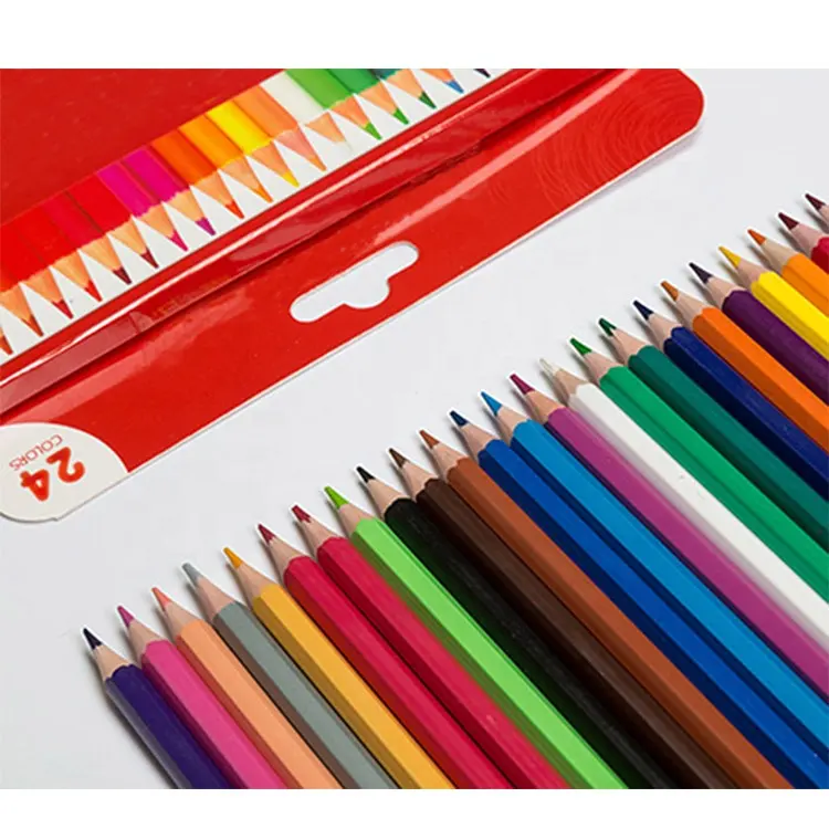 Direct factory manufacture color pencils set custom HAPPY