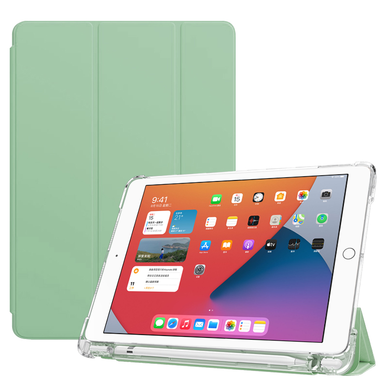 Прозрачный чехол с держателем для карандашей из ТПУ для iPad 10,2 2019, для iPad 7/8, чехол 7/8-го поколения