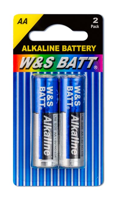 Высокое качество Щелочная AA Lr6 1,5 V сухая батарея с 2/4 шт блистерная упаковка