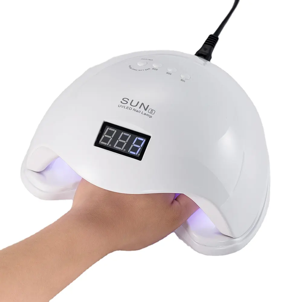 UV LED Sun 5 Sun5 2-in-1 UV LED Curing Nail Lamp Light Dryer UV LED Sun 5 48W White