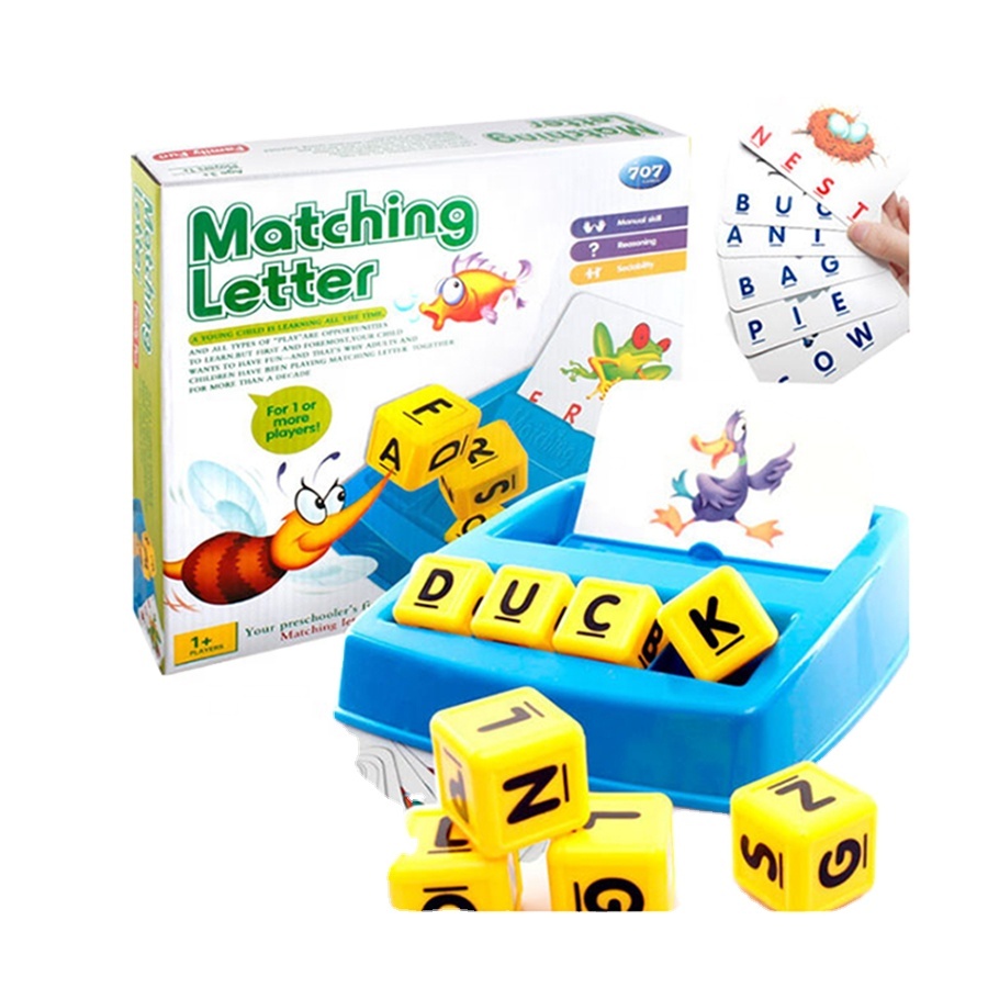 Дети образования интересные письмо Collocation Matching игра для семьи