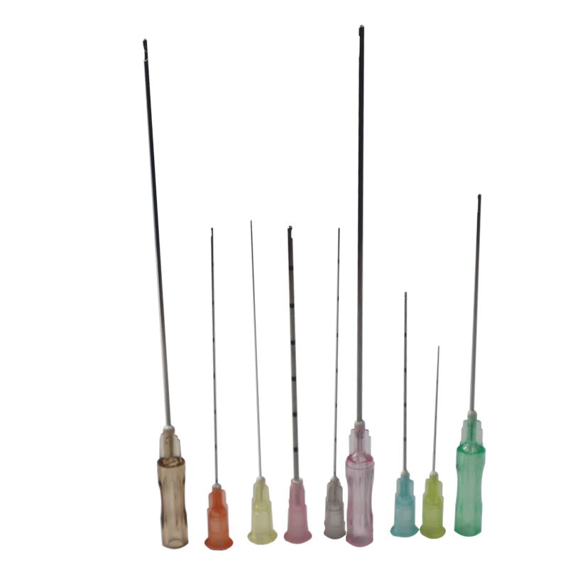 Тупой наконечник микро cannula игла 25G для инъекции гиалуроновой кислоты дермального наполнителя