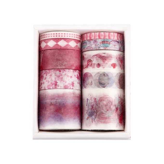 Китайская рекламная продукция, наклейки для журнала, односторонняя красочная Маскировочная бумага, Васи-лента