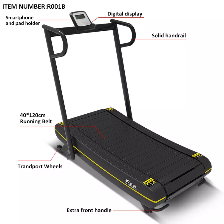 2020new home use folding curve treadmill fitness factory directly self powered without motor manual gym treadmill best price OEM