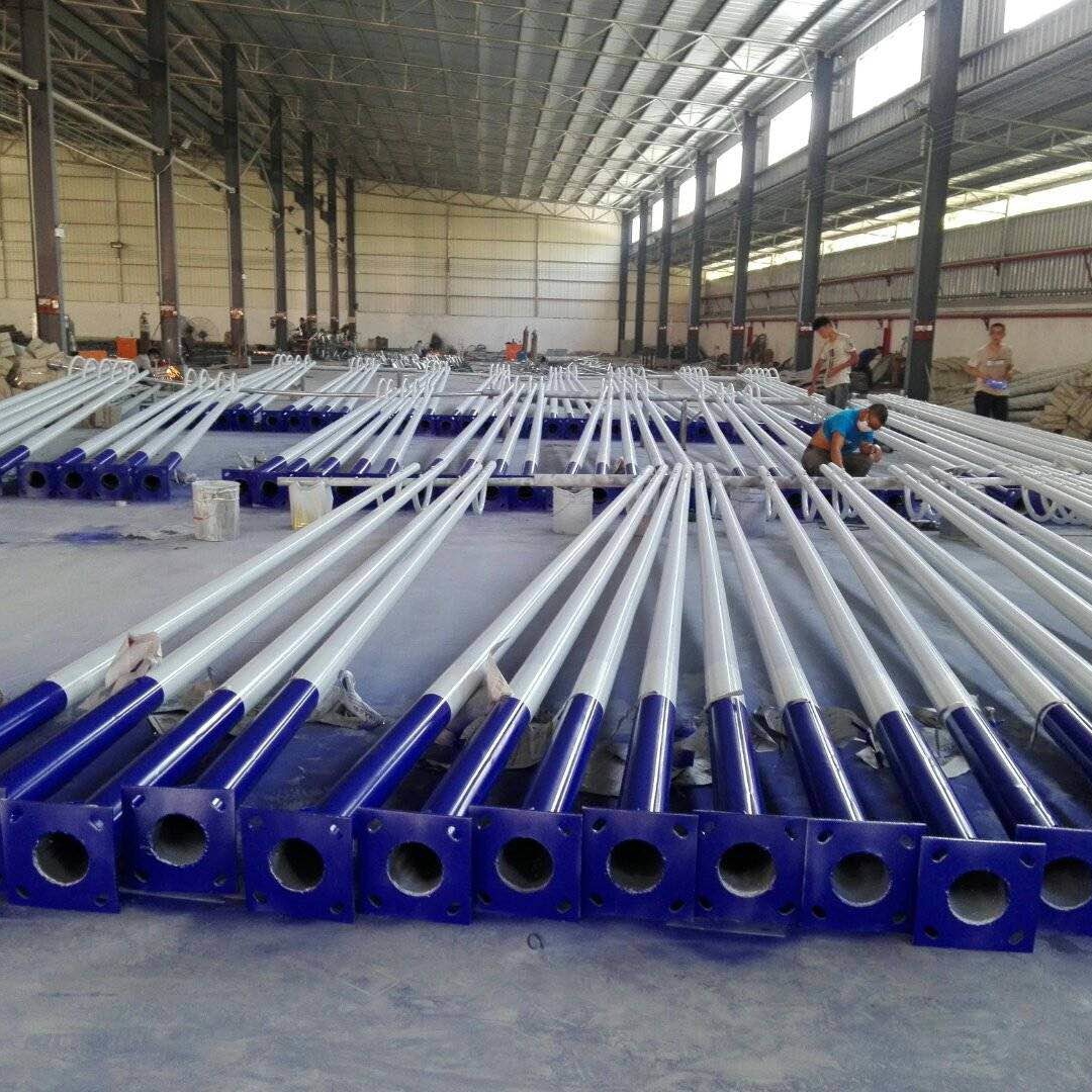 Zhongshan поставщик 10 метров освещения полюс оцинкованный используется уличный свет полюсов