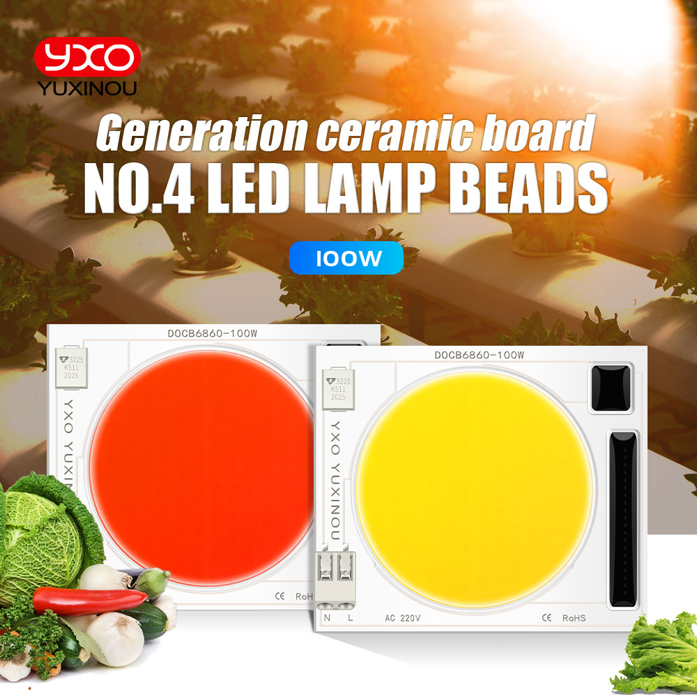 High Quality Ceramic Material Led Chip High Lumen 130Lm Ac220V Led Chip For Plant Seedling Flower