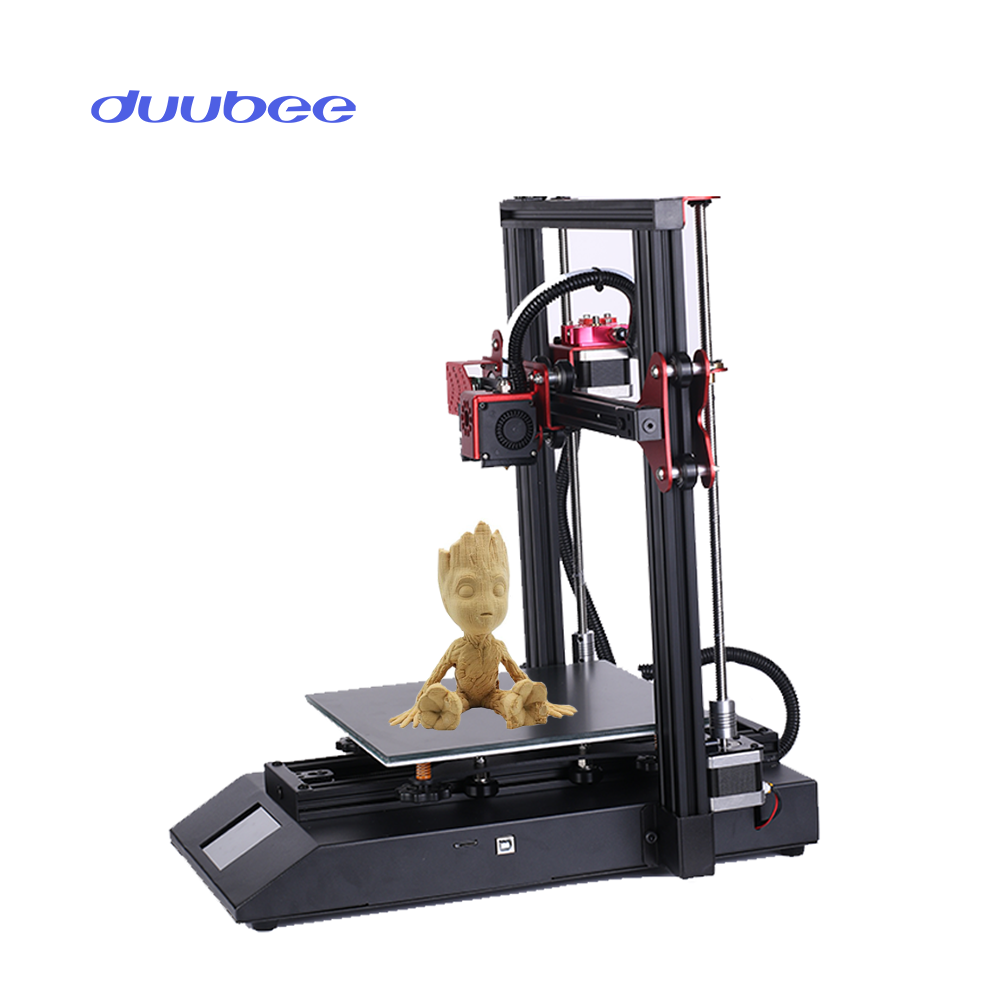 China Supply Durable Black Aluminum Alloy + Sheet Metal High Resolution Fdm 3D Printer Product For Industrial
