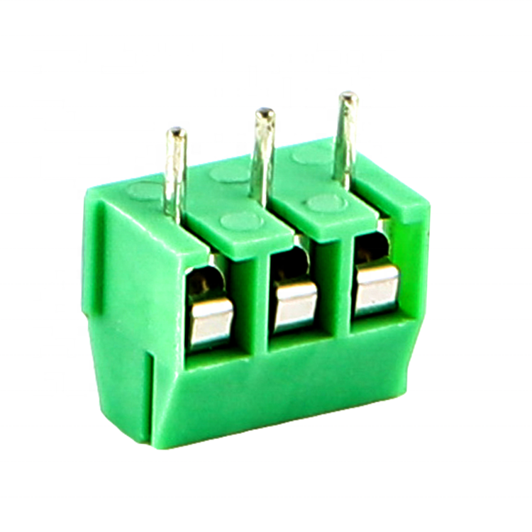 Заводская Прямая продажа зеленый 24-18AWG 3,50/3,96 мм блоки соединители Pcb винтовой клеммный блок