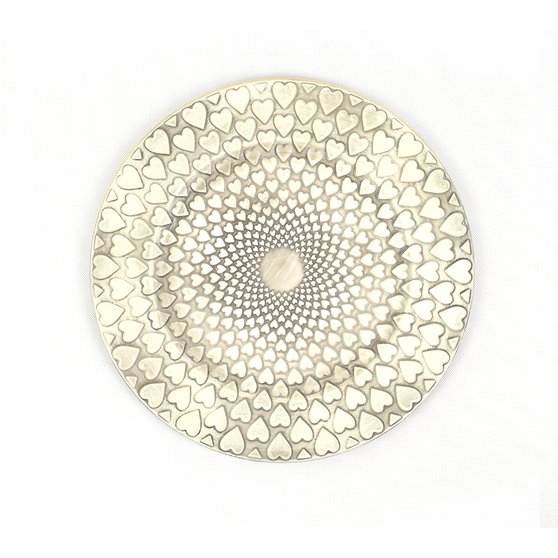 Practical wedding decorative plastic charger plate charger plates
