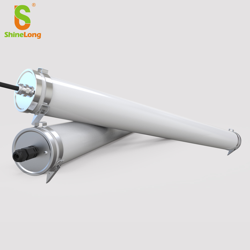 ShineLong TUV UL listed 4800lm 50w 1,2 m IP68 круглая Тройная Водонепроницаемая светодиодная трубка
