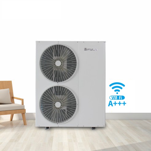 A +++ высокоэффективный моноблок OEM ODM 380 В R410A 16 кВт, воздушный Нагреватель, охлаждение, горячая вода, инвертор постоянного тока, тепловой насос