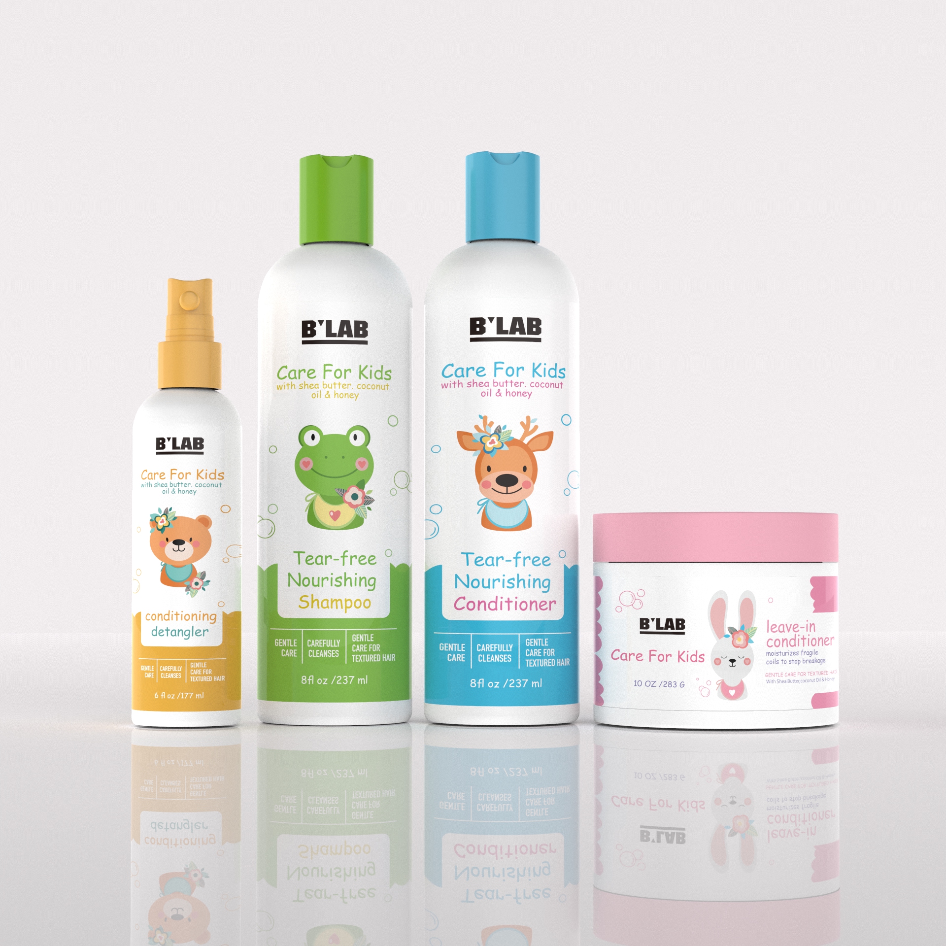 Private Label Kids Hair Care Kit Hair Shampoo Natural Lice Tear Free Shampoo For Kids