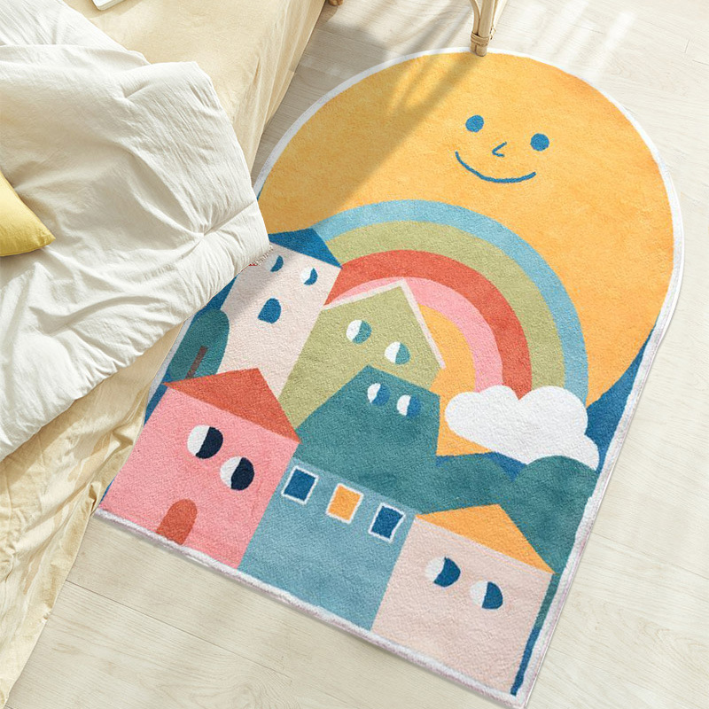 Amazon Best Quality Custom Washable Kids Play Mat Baby Kids Carpet 3d Kids Rug