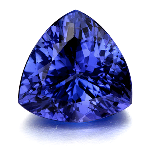 Diy Jewelry Accessories Artificial Tanzan Beautiful Blue triangle Tanzanite AAA 10mm Stunning Trillion Cut Loose Gemstone 6.20ct