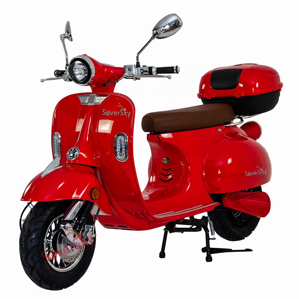 Мощный электрический скутер vespa SoverSky EEC 2020, высокая скорость 45 км/ч, 65 км/ч, Диапазон 90 км, скутер для взрослых citycoco