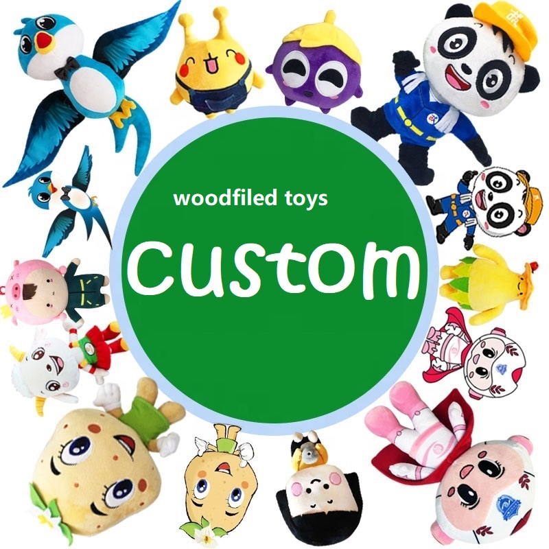 2021 toys China supplier custom stuffed   plush animal soft plush plushie early learning education peluches toys